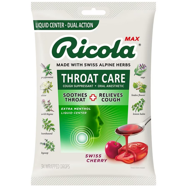 Ricola MAX Throat Care Cherry, Family