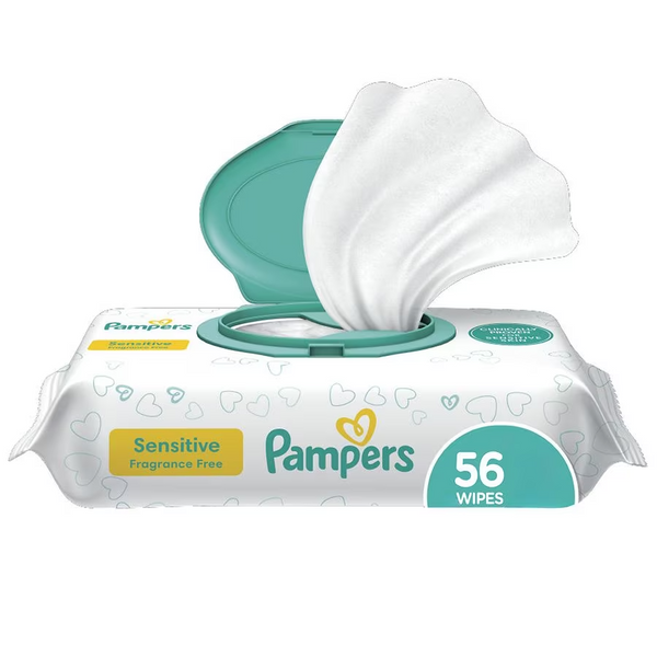 Pampers-Baby Wipes Sensitive Perfume Free