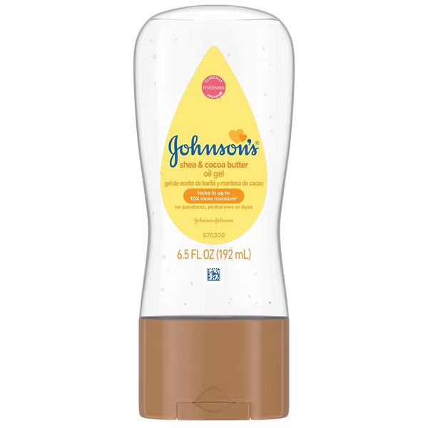 Johnson's Baby-Oil Gel With Shea & Cocoa Butter Cocoa Butter