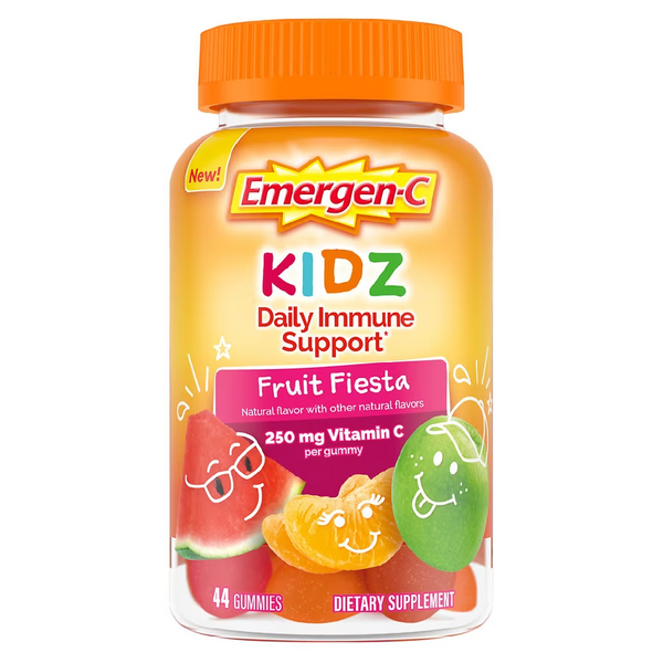 Emergen-C-Kids Daily Immune Support Supplement Gummies Fruit Fiesta