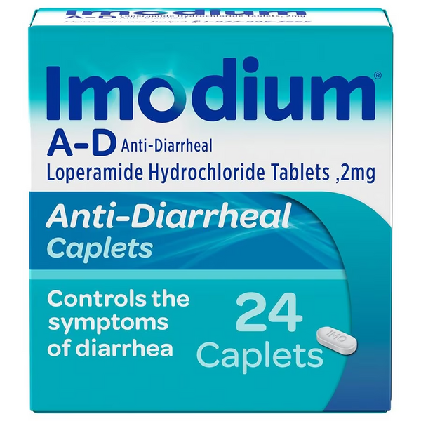 Imodium-A-D Diarrhea Relief Caplets, Loperamide Hydrochloride