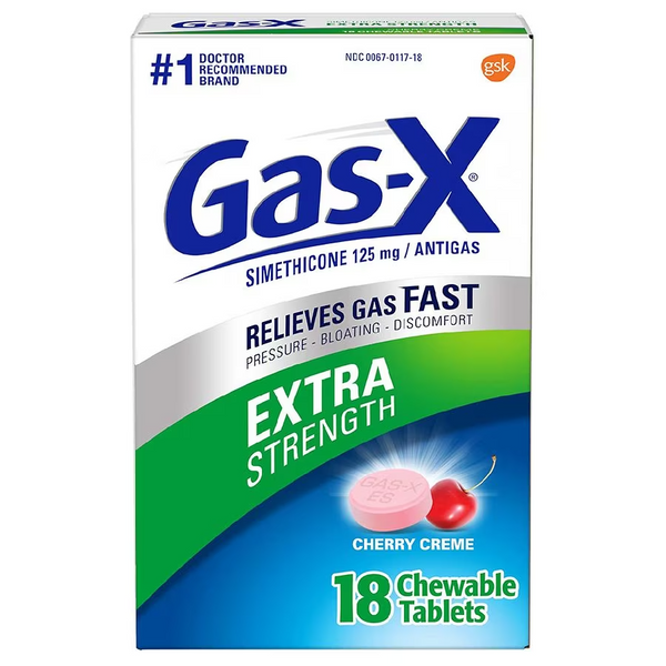 Gas-X-Gas Relief Chewable Extra Strength Tablets Cherry Creme