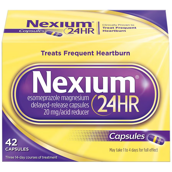 Nexium-24 Hour 20 mg Capsules