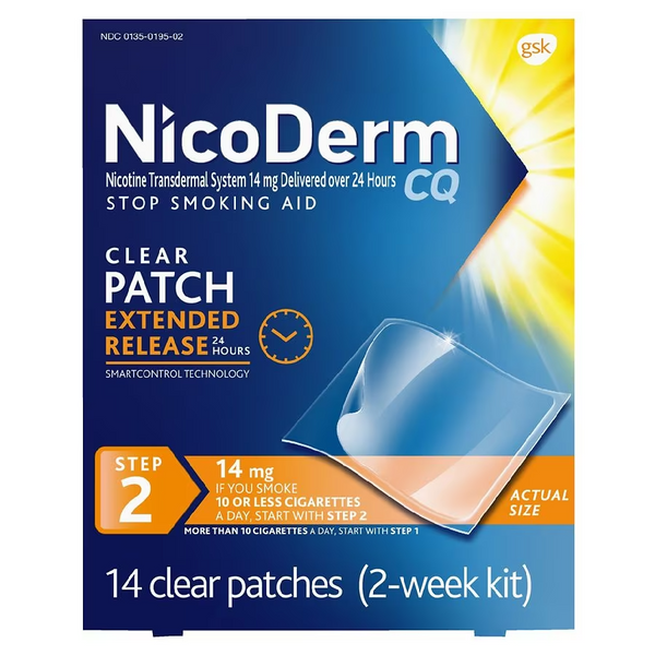 NicoDerm-Step 2, Nicotine Patches to Stop Smoking