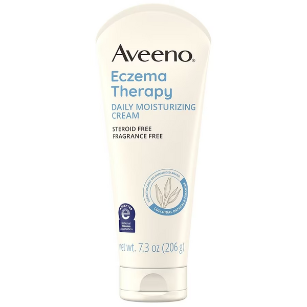 Aveeno-Eczema Therapy Daily Soothing Body Cream, Steroid-Free Fragrance-Free